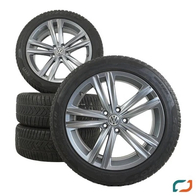 Original VW Passat Alltrack 3G B8 Arteon Winterräder Sebring 18 Zoll RDKS DOT21  - Bild 1 von 4