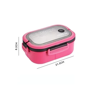Lunchbox Mit Besteck Für Büroangestellte,Rechteckige Mikrowellen-Bento-Box,DE - Bild 1 von 2