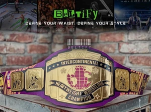 Razor Ramon Signature Series Wrestling Championship Replica Title Belt Adult - Bild 1 von 10