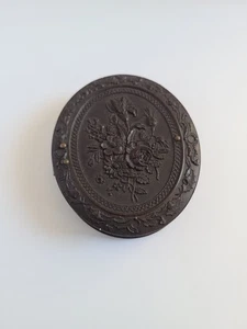 Vintage Union Case S Peck & Co Daguerreotypie Tintype Fotokoffer ovaler Rahmen LEER - Bild 1 von 11