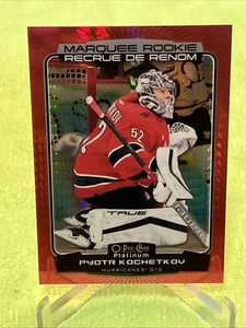 /199 Pyotr Kochetkov RC 2022-23 OPC Platinum #224 RED PRISM MARQUEE ROOKIE Canes - Bild 1 von 4