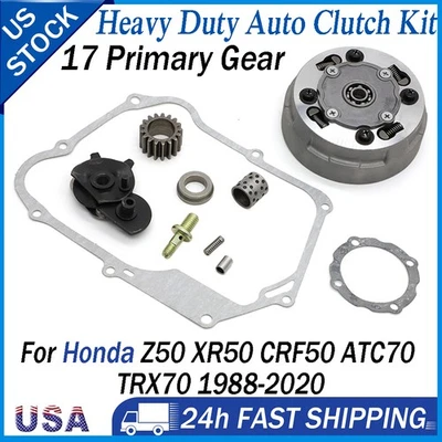 For HONDA Z50 XR50 CRF50 CT70 ATC70 TRX70 3 PLATE HEAVY DUTY AUTO CLUTCH TBW0961 - Image 1 of 4
