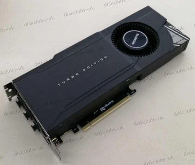 Gigabyte RTX 3080 10GB Turbo GPU NVIDIA GDDR6X PCIe 4.0 x16 Graphics Card - Image 1 of 3