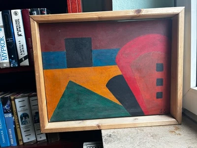 Russische Avantgard Bauhaus Konstruktivismus Russia UdSSR russland öl - Bild 1 von 3