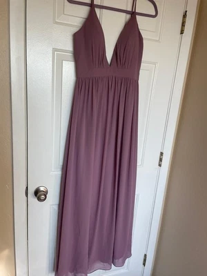 David's Bridal Dress Size 8 Style 1894 Color Wisteria (Purple) NWT - Image 1 of 4