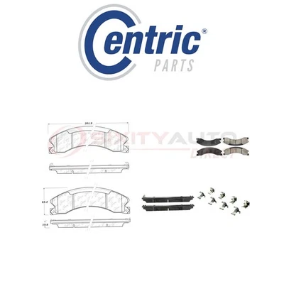 Centric Fleet Disc Brake Pads w Hardware for 2012-2018 GMC Sierra 2500 HD pw - Imagem 1 de 4