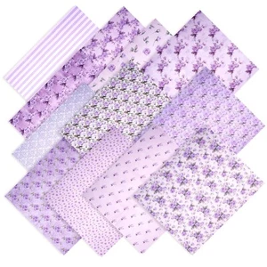 Paquete de 12 cuartos de grasa florales de tela de 18x22" para acolchar retazos costura hágalo usted mismo - Imagen 1 de 31