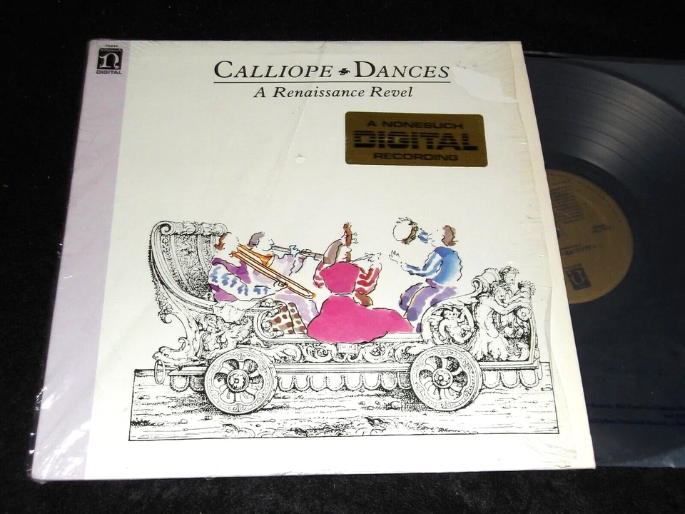 CALLIOPE A Renaissance Band Nonesuch DIGITAL LP CALLIOPE DANCES Revel 1982 Shrnk - Image 1 of 1