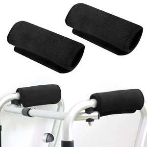 Paquete de 2 cojines de mango de andador almohadillas de cubierta de agarre para silla de ruedas rodante - Imagen 1 de 7