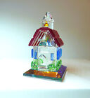 Rare Iris Arc Swarovski Crystal Red School House Figurine #53-20701 ~ Signed