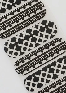 Jamberry Retirado WALK THE WALK, 1/2 Hoja, en Transparente - Imagen 1 de 3