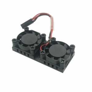 Cooler Kit Dual Cooling Fans + Aluminum Heatsink For Raspberry Pi 3B 2B Chip - Picture 1 of 5