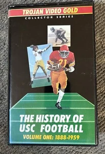 Trojan Video Gold - The History of USC Football Vol. 1: 1888-1959 VHS Tape - Picture 1 of 4