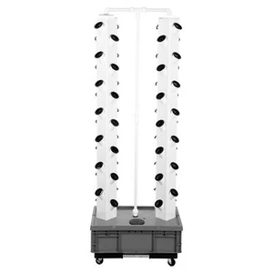 56 Pot Vertical Hydroponics Tower Systems Set Hydroponic Growing Kit Garden Home - Picture 1 of 12