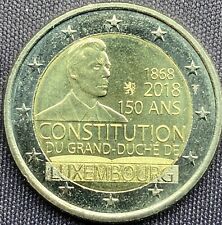 2 Euro-GM-Luxemburg-2018-150 Jahre Verfassung-bfr. / unc.