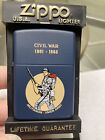 1991 Zippo Lighter Civil War Series Union Militiaman Rare:Vintage Mint Excellent
