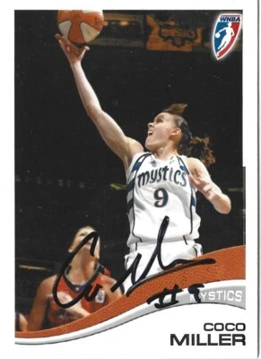 Coco Miller Autographed 2007 WNBA Enterprises Card #75 Washington Mystics - Image 1 of 3