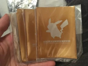 Pokemon Sleeves TCG Card Game japanese Golden Pikachu Pika 60pc ULTRA RARE - Bild 1 von 1