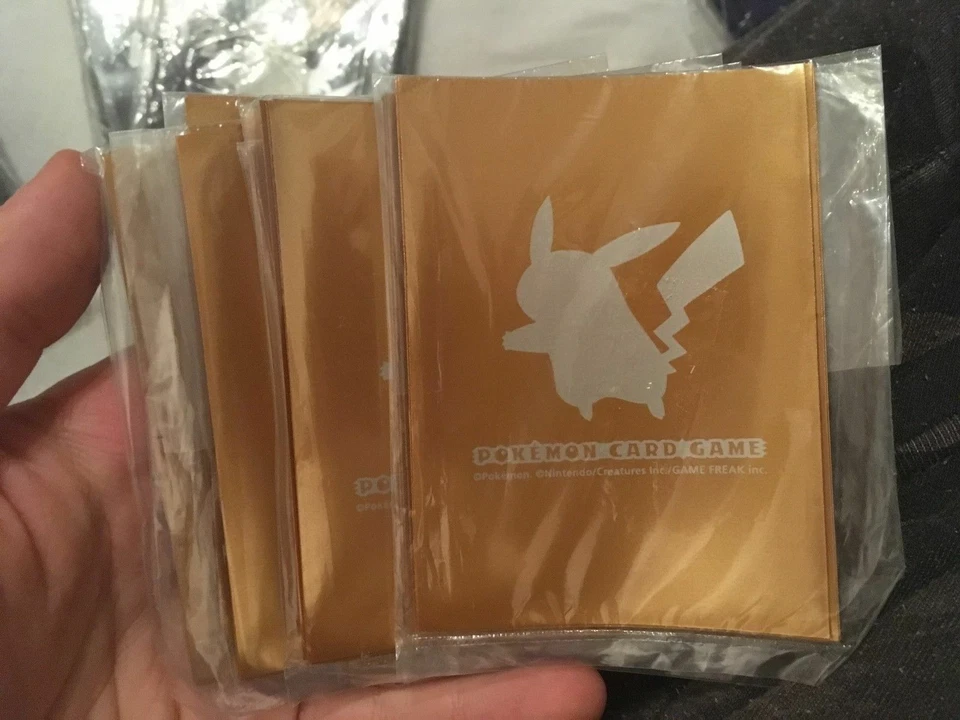Pokemon Sleeves TCG Card Game japanese Golden Pikachu Pika 60pc ULTRA RARE - Bild 1 von 1