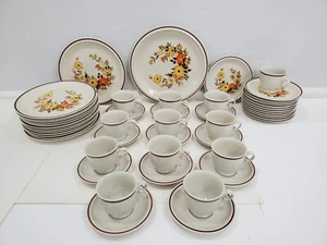 Hearthside Stoneware Casual Elegance Chablis 49 piece set Vintage Dinnerware - Picture 1 of 24