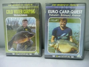 2 KEVIN MADDOCKS CARP FISHING DVDs-COLD WATER CARPING+EURO CARP QUEST-NEW/SEALED - Foto 1 di 8