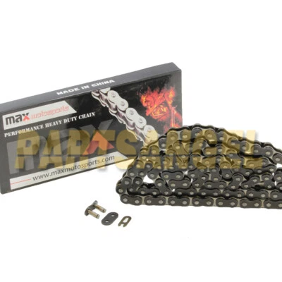 Cadena de transmisión negra 520x114 sin junta tórica para Honda CRF450R 2004-2014 2013 2012 2011 Foto 1 de 3