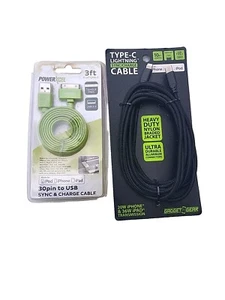 POWER XCELIPAD/IPHONE CHARGER   New Battery AND IPHONE LOT OF 2 - Picture 1 of 1