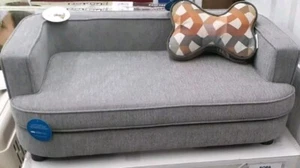 LAZBOY COSTCO BARTLETT Upholstery Furniture Pet Sofa Couch Dog Cat Bed + pillow  - Picture 1 of 8