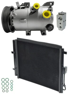 Kit de compresor de CA Reman RYC con condensador E001A para Kia Forte Koup 1,6 L 2016 Foto 1 de 4
