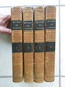 Jacques CAZOTTE : OEUVRES BADINES ET MORALES, 1817. 4 volumes complet. - Foto 1 di 18