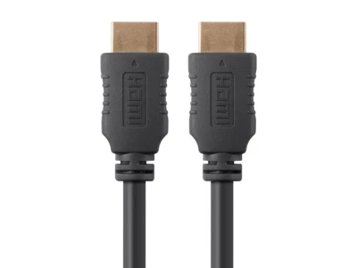 Monoprice 4K High Speed HDMI Cable 6ft - 18Gbps, Item# 3992, Color Black - Image 1 of 4