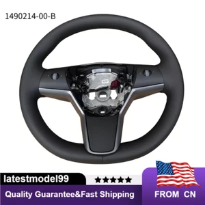 #1490214-00-B Volante de cuero térmico para conductor compatible con Tesla modelo 3 Y - Imagen 1 de 6