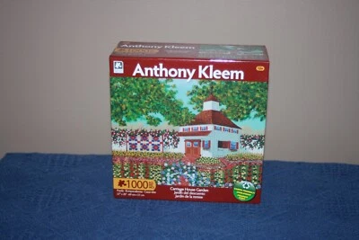 Anthony Kleem Carriage House Garden 1000 Piece Puzzle NEW Sealed - Image 1 of 4