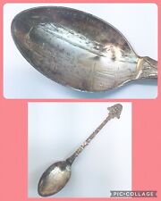 🔴Antique Vintage Sterling Silver Olympic Range Seattle, WA 5” Souvenir Spoon
