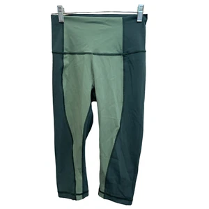 LuLuLemon Wunder Under High Rise Crop Workout Capris Größe 6 mattiert kiefergrün - Bild 1 von 4