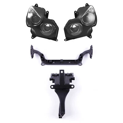 Soporte de soporte de carenado de espejo retrovisor delantero apto para Kawasaki Ninja ZX14R 06-2011 Foto 1 de 4