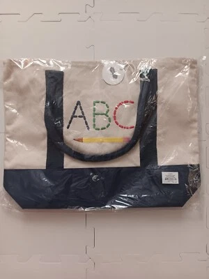 Bolso de Mano de Lona ABC para Maestros Regreso a la Escuela Regalo para Maestros Foto 1 de 3