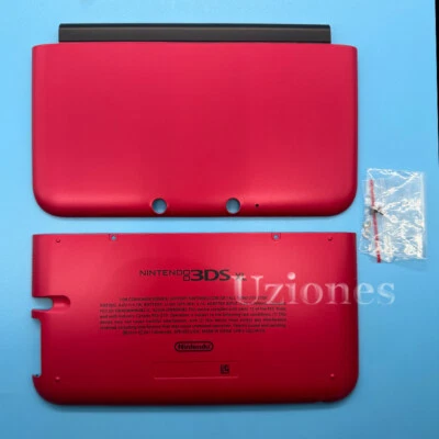 Replace For Nintendo 3DS XL 3DS LL Front & Back Case Housing Shell Cover Red - Image 1 of 4