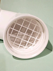 4" SDR 26 & 35 PVC Vent, 4.215" OD, 3/4" Mesh Screen, All Plastic for 4" Fitting - Picture 1 of 4