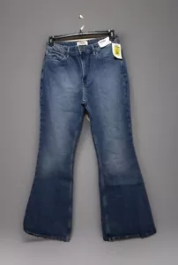 New Wrangler High Rise Fierce Flare Womens Jeans Size 12/ 31x32 Medium Wash - Picture 1 of 7