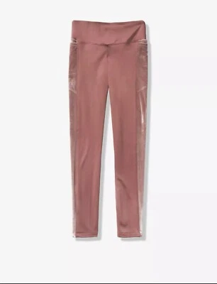 Victoria Secret Pink Cozy High Waist Ankle Leggings Size Medium Fleece Lined - Image 1 of 4