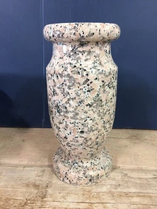 Tropical Sunrise Granite Stone Monument Vase Gravestone Memorial Flower 12x5.5-A - Picture 1 of 1