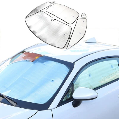 Window Sunshade Visors Full Set UV Block For 2022-2024 Subaru BRZ Toyota GR86 Foto 1 de 4
