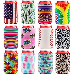 12 Pack Beer Can Coolers Sleeves Neoprene Drink Cooler Sleevesfor Standard 12... - Picture 1 of 7