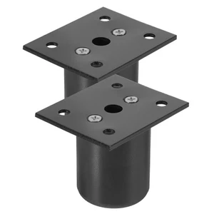 2 Piezas Aleación Aluminio Pies Gabinetes Patas Ajustables Armario Muebles - Imagen 1 de 12