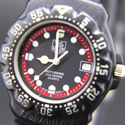 Кварцевые мужские часы Tag Heuer Formula 1 383.5131 44 мм черный силикон б/у - Изображение 1 из 4