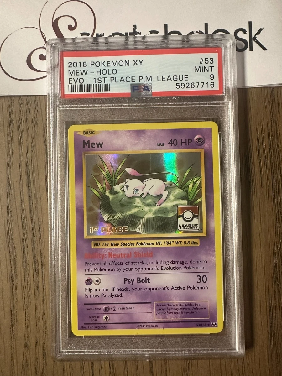 Mew Pokémon TCG Professional Sports Authenticator (PSA) Individual