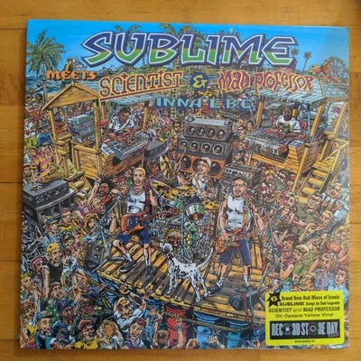 SUBLIME MEETS SCIENTIST & MAD PROFESSOR INNA LBC LE EP Yellow Vinyl SEALED MINT - Image 1 of 2