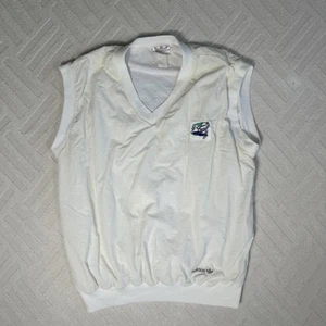 De Colección Adidas Suéter Para Hombres Chaleco Extra Grande Stefan Edberg Tenis Blanco Sin Mangas - Imagen 1 de 8