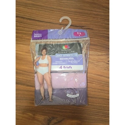 Fruit of the Loom Briefs Panties Womens Size 7 Large 3 pack Stretch No Show 7423 - Image 1 of 4